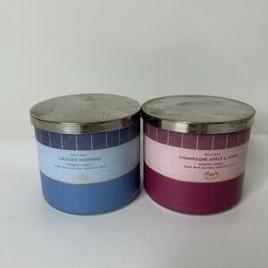 Bath & Body Works Large 14.5oz Candle Lakeside Morning & Champagne Apple Honey